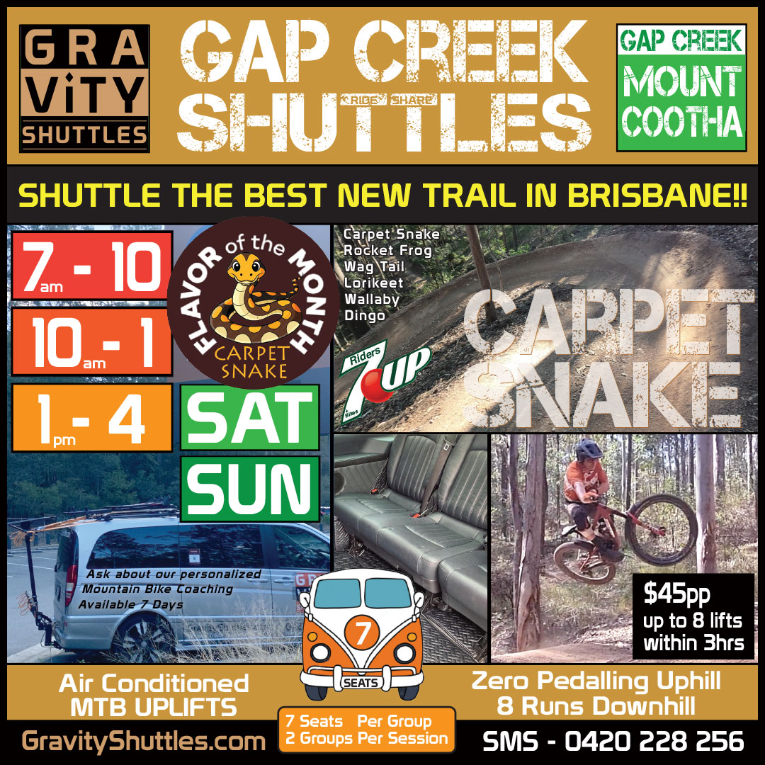 Gap Creek MTB Shuttles Mt Cootha